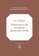 Einf�hrung in die Statistische Qualit�tskontrolle