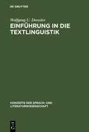 Einf?hrung in die Textlinguistik