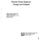 Electrical power systems : design and analysis