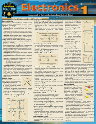 Electronics 1: A Quickstudy Laminated Reference - Kothari, Kunal