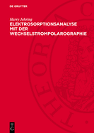 Elektrosorptionsanalyse mit der Wechselstrompolarographie