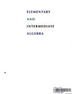 Elementary and Intermediate Algebra: Discovery and Visualization