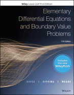 Elementary Differential Equations and Boundary Value Problems, 11E Wileyplus Card Set