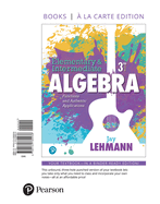 Elementary & Intermediate Algebra: Functions and Authentic Applications