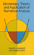 Elementary Theory & Application of Numerical Analysis