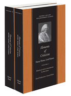 Elements of Criticism 2 Vol CL Set