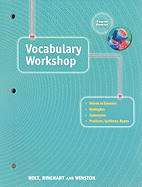 Elements of Language: Vocabulary Workshop Grade 10 Fourth Course