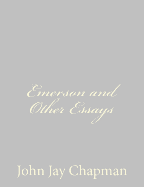Emerson and Other Essays