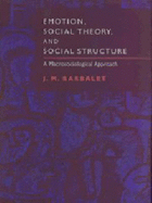 Emotion, Social Theory, and Social Structure: A Macrosociological Approach