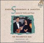 Enescu, Dohnanyi, Janacek: Violin Sonatas