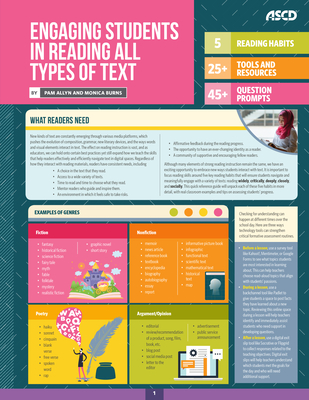 Engaging Students in Reading All Types of Text (Quick Reference Guide) - Allyn, Pam, and Burns, Monica