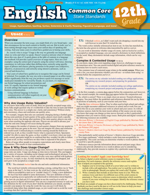 English Common Core 12th Grade - Riley, Gail