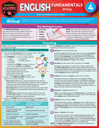 English Fundamentals 4 - Writing: A Quickstudy Language Arts Laminated Reference Guide