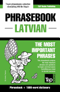 English-Latvian Phrasebook & 1500-Word Dictionary