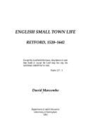 English Small Town Life: Retford, 1520-1642