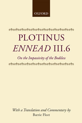 Ennead III.6 - Plotinus, and Fleet, Barrie