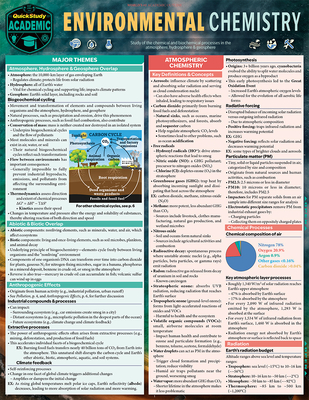 Environmental Chemistry: A Quickstudy Laminated Reference Guide - Levy, Max, PhD
