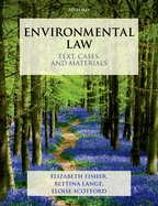Environmental Law: Text, Cases & Materials