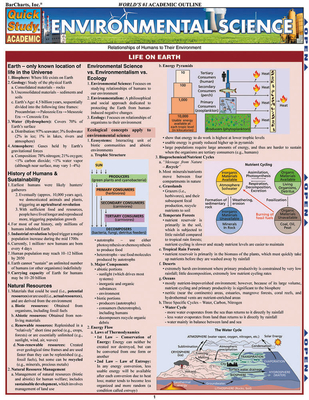 Environmental Science - BarCharts Inc