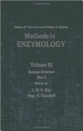 Enzyme Structure, Part I: Volume 91: Enzyme Structure Part I