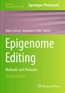 Epigenome Editing: Methods and Protocols