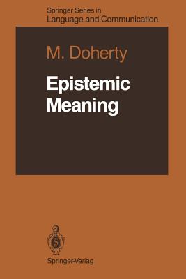 Epistemic Meaning - Doherty, Monika