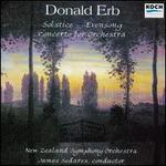 Erb: Solstice / Evensong / Concerto for Orchestra