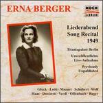 Erna Berger Sings Gluck, Lotti, Mozart...