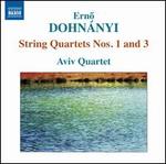 Erno Dohn�nyi: String Quartets Nos. 1 and 3