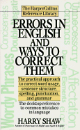 Errors in English and Ways to Correct Them