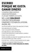 Escribo Porque Me Gusta Ganar Dinero