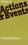 Essays on Actions and Events