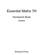 Essential Maths 7H Homework Book Answers