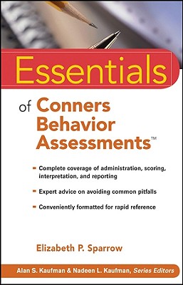 Essentials Conners Behavior - Sparrow, Elizabeth P