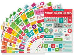 Essentials Monthly Planner Stickers (Set of 475 Stickers)