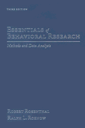 Essentials of Behavioral Research: Methods and Data Analysis
