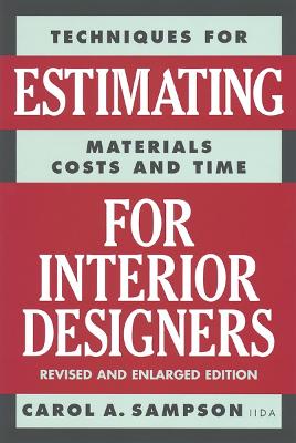 Estimating for Interior Designers - Sampson, Carol