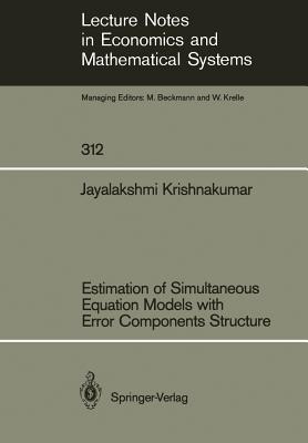 Estimation of Simultaneous Equation Models with Error Components Structure - Krishnakumar, Jayalakshmi
