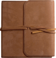 ESV Journaling Study Bible (Natural Leather, Brown, Flap with Strap)