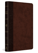 ESV Large Print Thinline Reference Bible (Trutone, Brown/Walnut, Timeless Design)