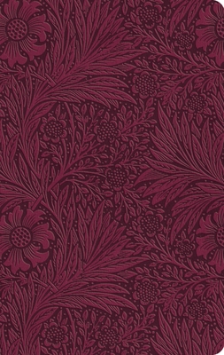 ESV Large Print Value Thinline Bible (Trutone, Raspberry, Floral Design) - Esv Bibles