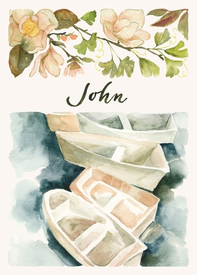 ESV Scripture Journal: John (Artwork by Ruth Chou Simons) (Paperback) - 