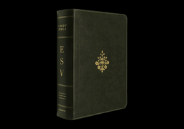 ESV Study Bible, Large Print (Trutone, Olive, Branch Design)