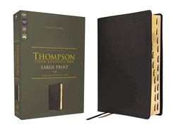 Esv, Thompson Chain-Reference Bible, Large Print, Leathersoft, Black, Red Letter