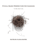 Ethical Issues: Perspectives for Canadians - Third Edition