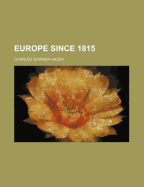 Europe Since 1815