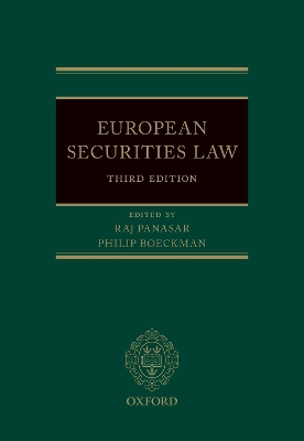 European Securities Law - Panasar, Raj (Editor), and Boeckman, Philip (Editor)