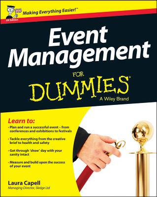 Event Management For Dummies - Capell, Laura