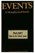 Events: A Metaphysical Study