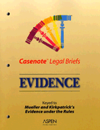 Evidence: Keyed to Mueller and Kirkpatrick's Evidence Under the Rules - Aspen Publishers (Creator)